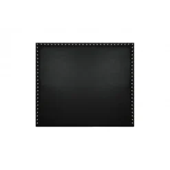 Tête de lit - ECCOX - Lily - Similicuir noir - 120 cm de hauteur - Rembourrage en mousse HR