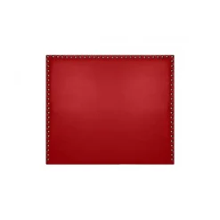 Tête de lit - ECCOX - Lily - Similicuir rouge - 130 cm - Design élégant et moderne