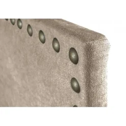 Tête de lit - ECCOX - Lily - Tissu beige - Antitache - Fabrication espagnole