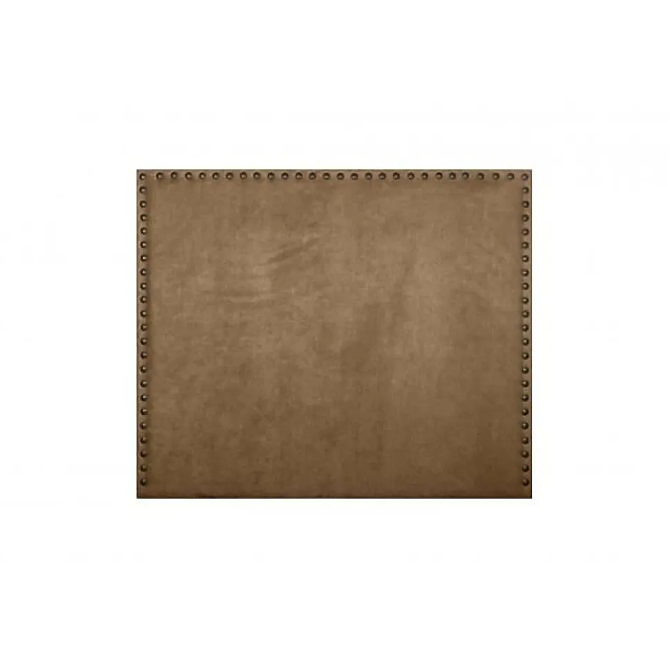 Tête de lit - ECCOX - Lirio - Tissu marron - Antitache - 145 cm de largeur