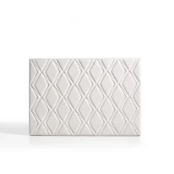 Tête de lit - ECCOX - Rubi - Similicuir blanc - 160 cm - Design classique