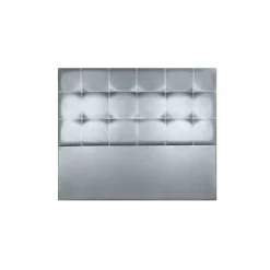 Tête de lit - ECCOX - Silver Iris - Similicuir - 130 cm - Design contemporain - Garantie 2 ans