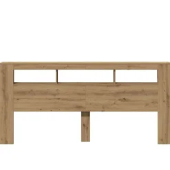 Tête de lit à LED chêne artisanal 220x18,5x103,5 cm vidaXL