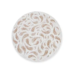 Tête de lit - panneau décoratif artisanal en MDF blanc décapé