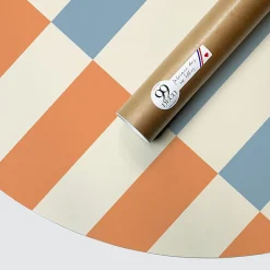 Tête de lit - Rythmo - intissé 225g/m² - pré-encollé - Orange - 110x180cm