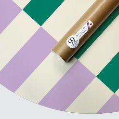 Tête de lit - Rythmo - intissé 225g/m² - pré-encollé - Violet - 110x160cm