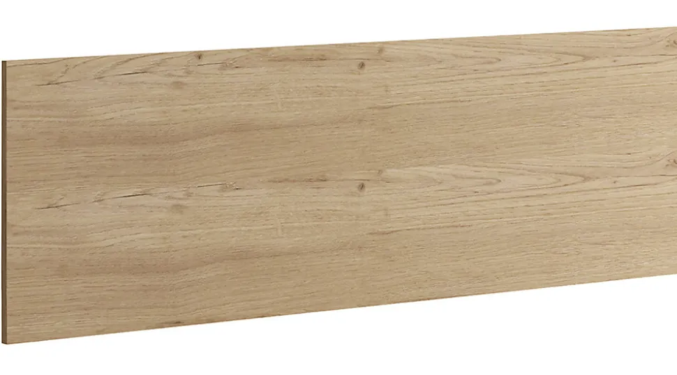 Tête de lit adulte coloris chêne doré - Hauteur 50 x Longueur 160 x Profondeur 1.6 cm