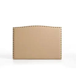 Tête de lit Ambar en similicuir camel pour lit 135 154x115x8. ECCOX