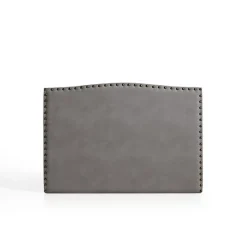Tête de lit Ambar en tissu gris pour lit 105 115x115x8. ECCOX
