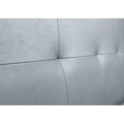 Tête de lit Aster en similicuir argenté 130