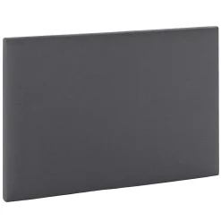 Tête de lit Aura recouverte de tissu Gris Foncé 90x60 cm