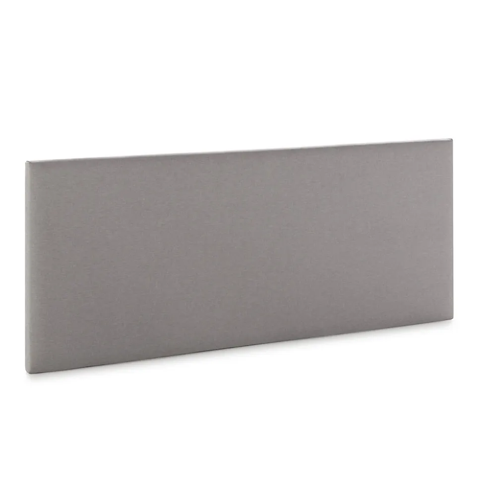 Tête de lit Aura recouverte de tissu Gris Clair 160x60 cm