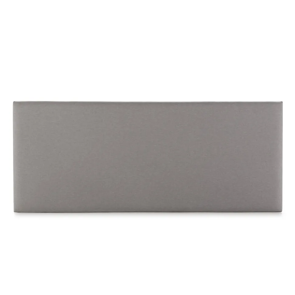 Tête de lit Aura recouverte de tissu Gris Clair 160x60 cm