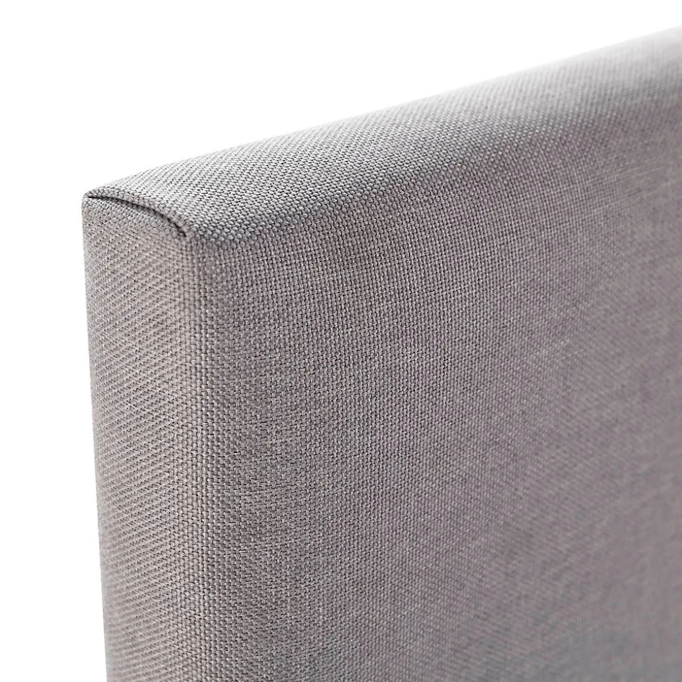 Tête de lit Aura recouverte de tissu Gris Clair 160x60 cm