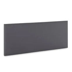Tête de lit Aura recouverte de tissu Gris Foncé 140x60 cm