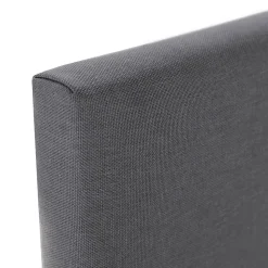 Tête de lit Aura recouverte de tissu Gris Foncé 140x60 cm