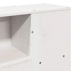 Tête de lit avec rangement blanc 160 cm bois massif de pin vidaXL