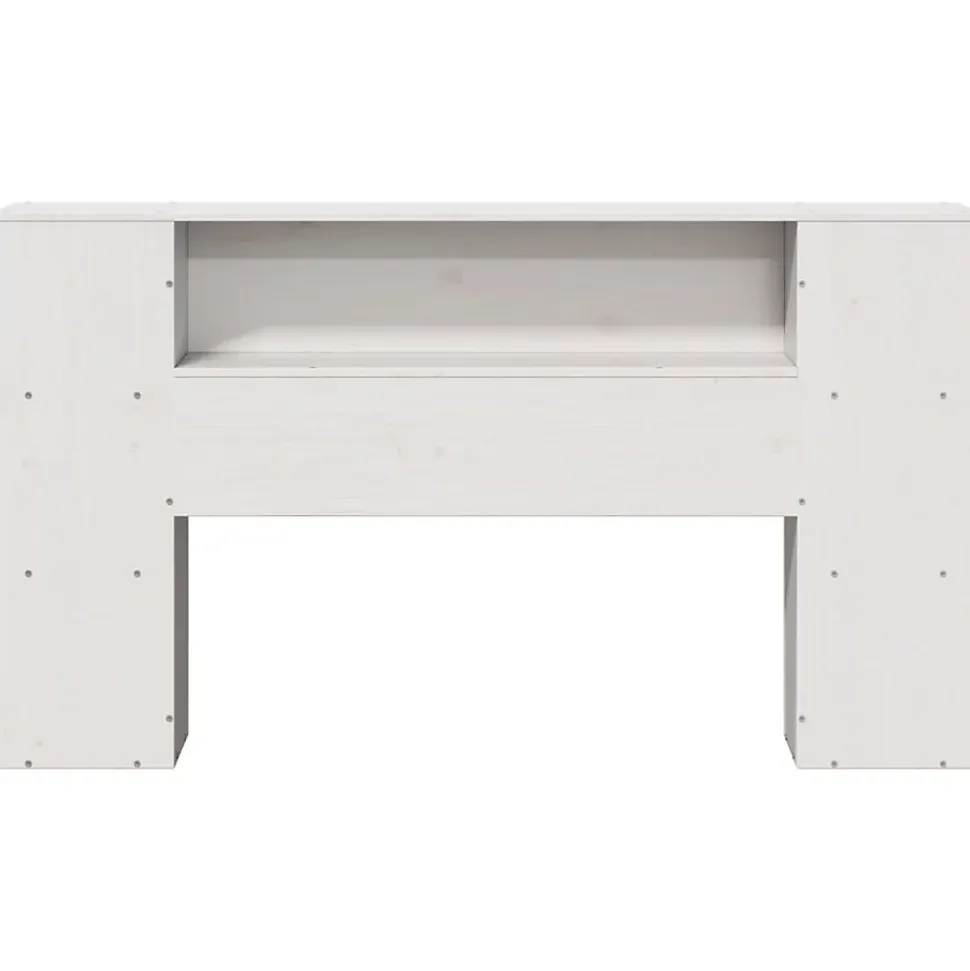 Tête de lit avec rangement blanc 160 cm bois massif de pin vidaXL