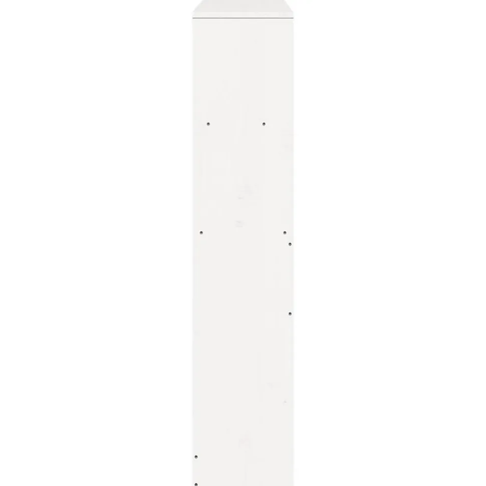 Tête de lit avec rangement blanc 140 cm bois massif de pin vidaXL