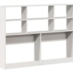 Tête de lit avec rangement blanc 140 cm bois massif de pin vidaXL