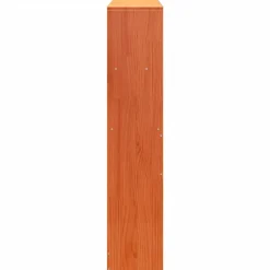 Tête de lit avec rangement cire marron 160cm bois massif de pin vidaXL