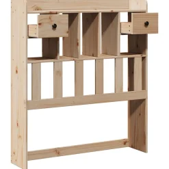 Tête de lit avec rangement 75 cm bois massif de pin vidaXL