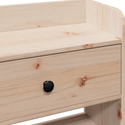 Tête de lit avec rangement 75 cm bois massif de pin vidaXL