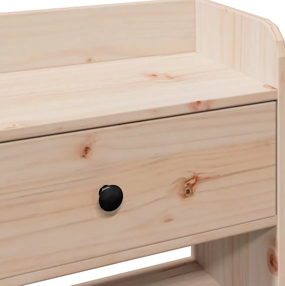 Tête de lit avec rangement 75 cm bois massif de pin vidaXL