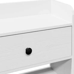 Tête de lit avec rangement blanc 160 cm bois massif de pin vidaXL