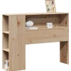 Tête de lit avec rangement 100 cm bois massif de pin vidaXL