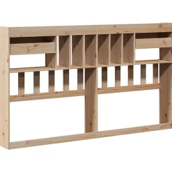 Tête de lit avec rangement 180 cm bois massif de pin vidaXL