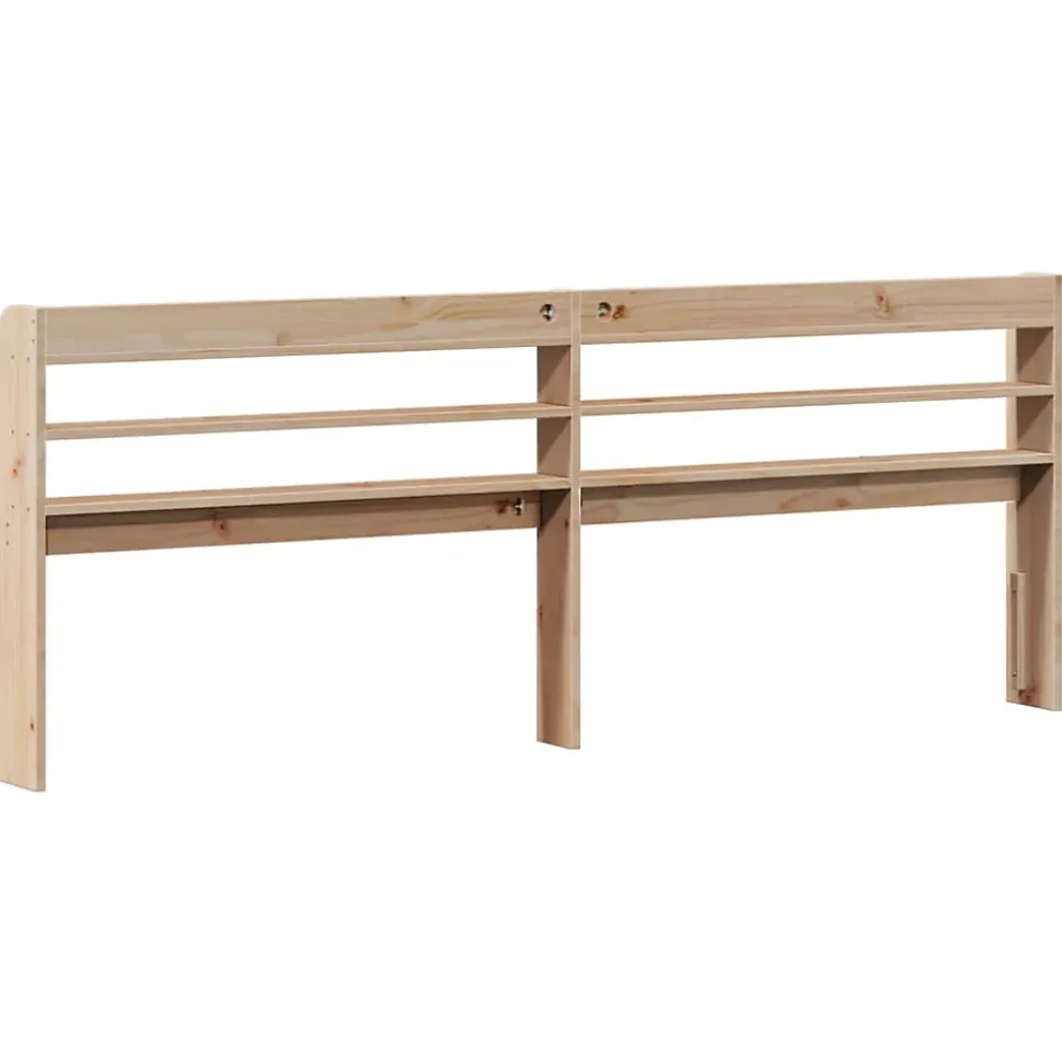 Tête de lit avec étagères 180 cm bois massif de pin vidaXL