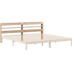 Tête de lit avec étagères 180 cm bois massif de pin vidaXL