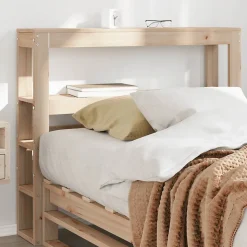 Tête de lit avec étagères 75 cm bois massif de pin vidaXL