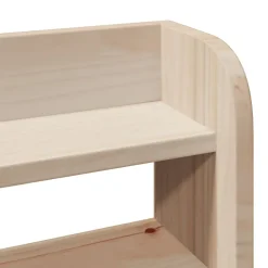 Tête de lit avec étagères 140 cm bois massif de pin vidaXL