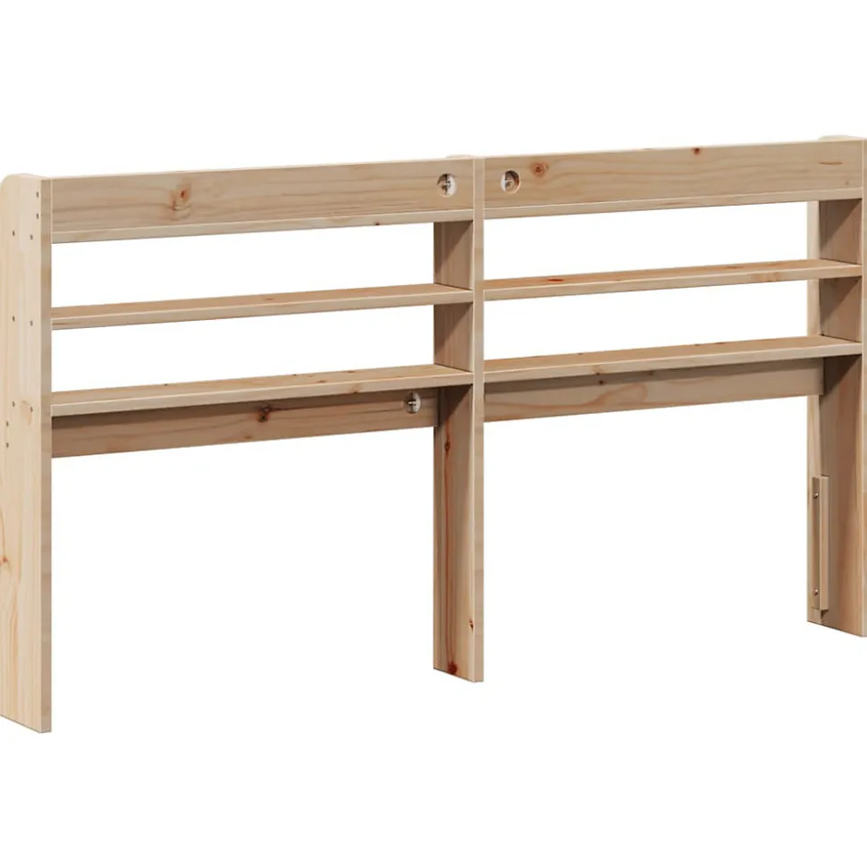 Tête de lit avec étagères 160 cm bois massif de pin vidaXL