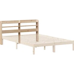 Tête de lit avec étagères 160 cm bois massif de pin vidaXL