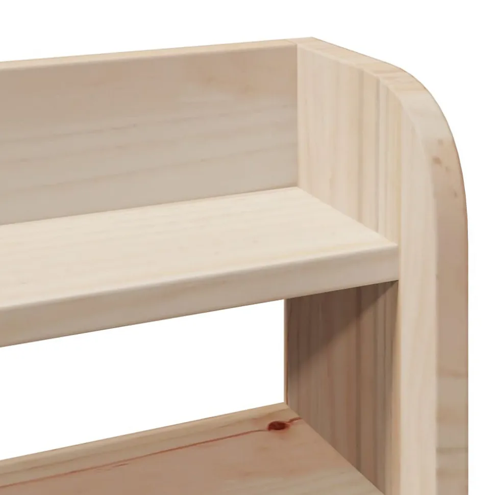 Tête de lit avec étagères 160 cm bois massif de pin vidaXL