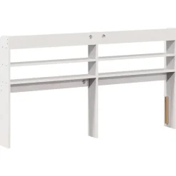 Tête de lit avec étagères blanc 160 cm bois massif de pin vidaXL