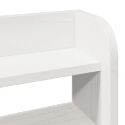 Tête de lit avec étagères blanc 160 cm bois massif de pin vidaXL