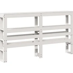 Tête de lit avec étagères blanc 160 cm bois massif de pin vidaXL