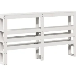 Tête de lit avec étagères blanc 160 cm bois massif de pin vidaXL