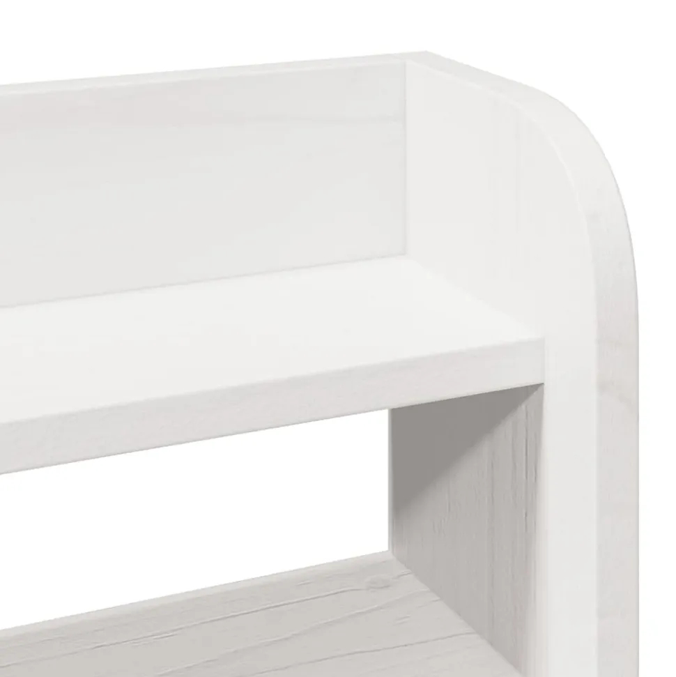 Tête de lit avec étagères blanc 100 cm bois massif de pin vidaXL