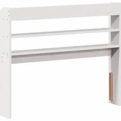 Tête de lit avec étagères blanc 100 cm bois massif de pin vidaXL