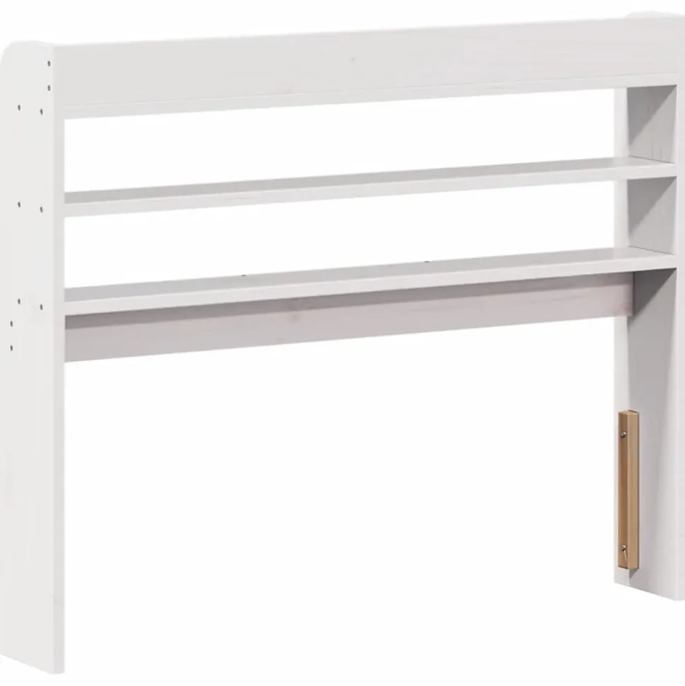 Tête de lit avec étagères blanc 100 cm bois massif de pin vidaXL