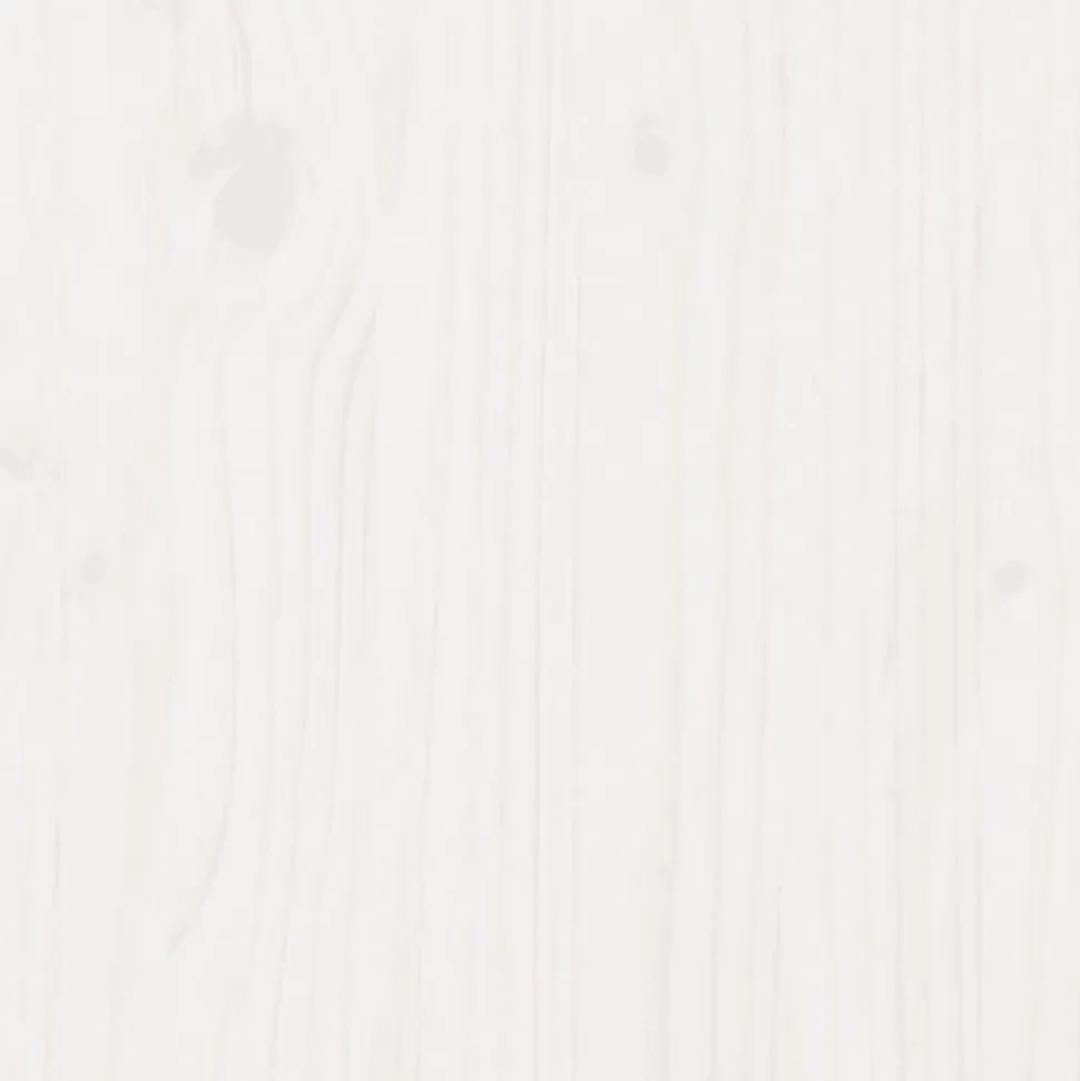 Tête de lit avec étagères blanc 75 cm bois massif de pin vidaXL