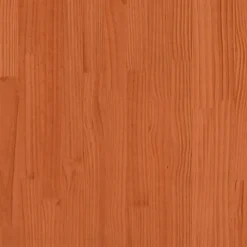 Tête de lit avec étagères marron cire 75 cm bois massif de pin vidaXL