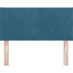 Tête de lit Bleu foncé 90 cm Velours vidaXL