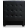 Tête de Lit Capitonnée "Amor" 90cm Noir