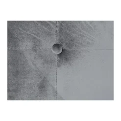 Tête de Lit Capitonnée en Velours "Amor" 160cm Argent